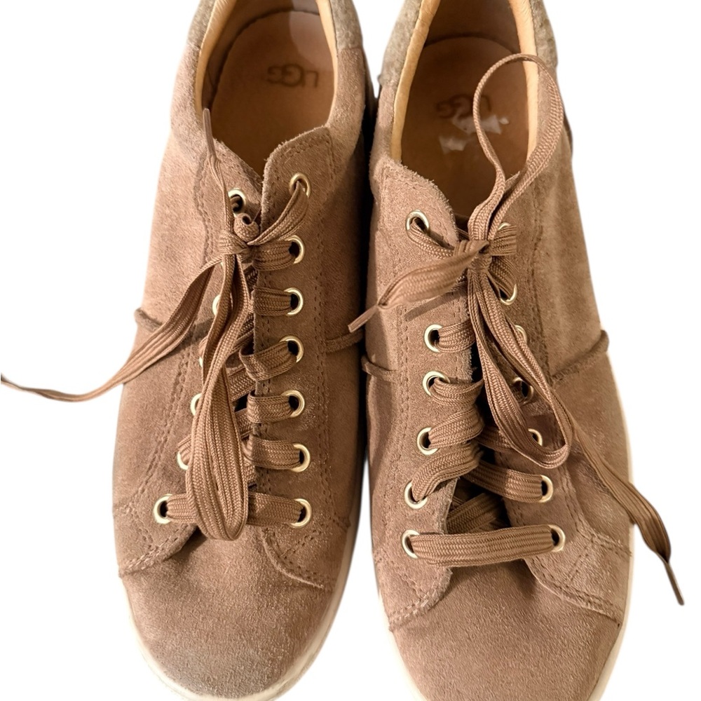 UGG Fawn Milo Suede Sneaker Womens 10